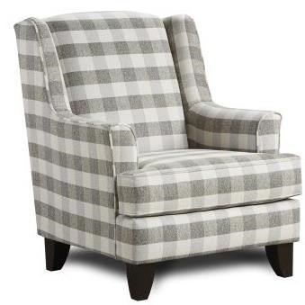Fusion Furniture 4480 KP BASIC WOOL REVOLUTION Accent Chair